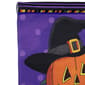 Northlight Seasonal Pumpkin in Witch Hat Halloween Garden Flag - image 5