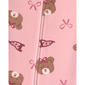 Baby Girl (12-24M) Carter''s® Bears & Bows Footed Pajamas - image 5
