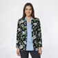Womens Kasper Long Sleeve One Button Floral Blazer - image 1