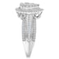 Diamond Classics™ White Gold 1ctw. Diamond Cluster Bridal Ring - image 5