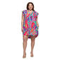 Plus Size 24/7 Comfort Apparel Multicolor Pocket Dress - image 1