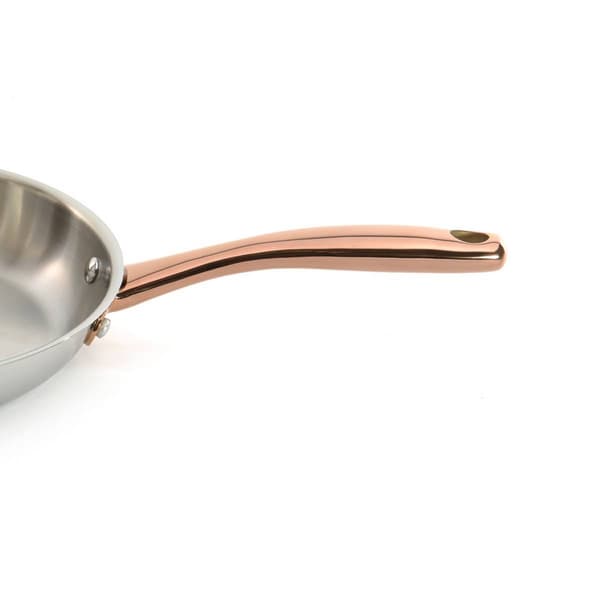 BergHOFF Ouro Stainless Steel 10in. Deep Skillet w/ Lid
