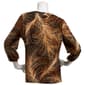 Plus Size Emily Daniels 3/4 Sleeve Foil Feather Split Neck Blouse - image 2