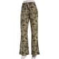 Juniors No Comment Fleece Lined Camo Print Wide Leg Pants - Camo - image 2