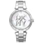 Womens DKNY Essential Logo Mother of Pearl Watch - DK1L041M045 - image 1
