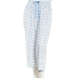 Plus Size HUE(R) Icy Margarita Printed Capri Pajama Pants