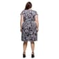 Plus Size 24/7 Comfort Apparel Black & White Pocket Dress - image 3