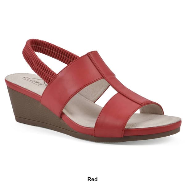 Womens Cliffs by White Mountain Candea Wedge Sandals