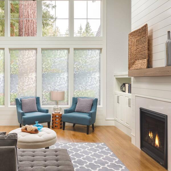 RoomMates&#40;R&#41; Clear Etched Glass Window Film - image 