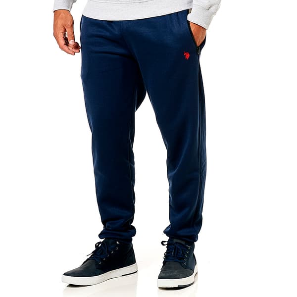 Mens U.S. Polo Assn.&#40;R&#41; Solid Joggers with Zipper Pockets - image 