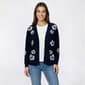 Womens Hanna & Gracie Long Sleeve Hibiscus Floral Cardigan - image 1