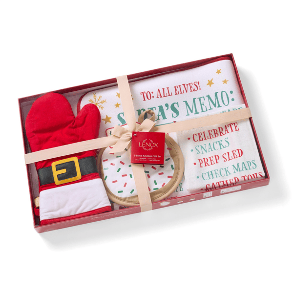 Lenox® Santas Coming 5-Piece Kitchen Gift Set