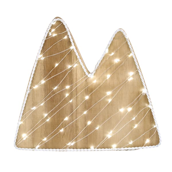 Little Love by NoJo LED Wood Mountain Wall Décor