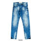 Young Mens Akademiks 5 Pocket Rip Repair Denim Jeans - image 2