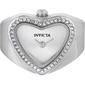 Womens Invicta Silver Dial Mini Ring Watch - 49572 - image 1