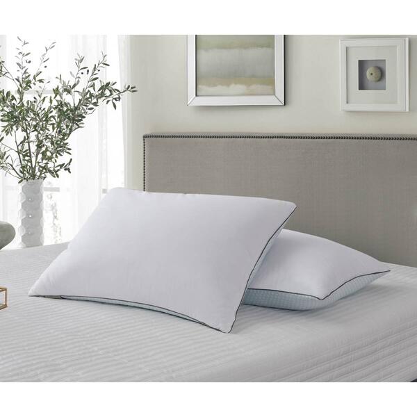 Kathy Ireland Summer-Winter Goose Feather Pillow - 2 Pack - image 