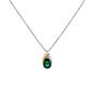 Gemstone Classics&#40;tm&#41;10kt. Yellow Lab Created Emerald Pendant - image 1
