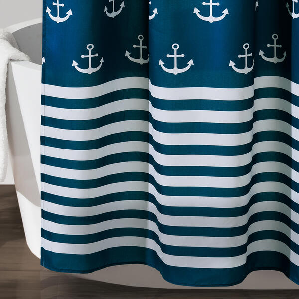 Lush Decor® Anchor Shower Curtain