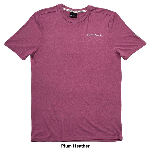 Mens Spyder Performance Heather Crew Neck Tee