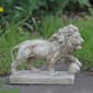 Northlight Seasonal Set-of-2 11.25in. Weathered Lion Statues - image 3