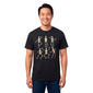 Young Mens Skeleton Party Short Sleeve Graphic Tee - image 1