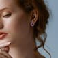 Sophia B 5 2/5ctw. Amethyst & White Topaz Stud Earrings - image 4
