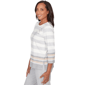 Petite Alfred Dunner Comfort & Joy Star and Stripe Blouse - image 4