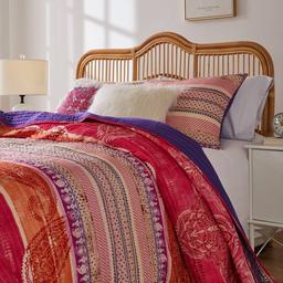 Greenland Home Fashions™ Aurora Mid-Century Boho Pink Quilt Set