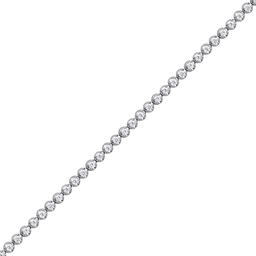 Nova Star® 7in. Sterling Silver 1ctw. Lab Grown Diamond Bracelet