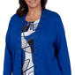 Plus Size Alfred Dunner Dinner Theater Geo Two in One Blouse - image 5