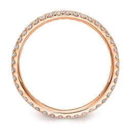 Pure Fire 14kt. Rose Gold Lab Grown Diamond Eternity Band