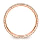 Pure Fire 14kt. Rose Gold Lab Grown Diamond Eternity Band - image 3