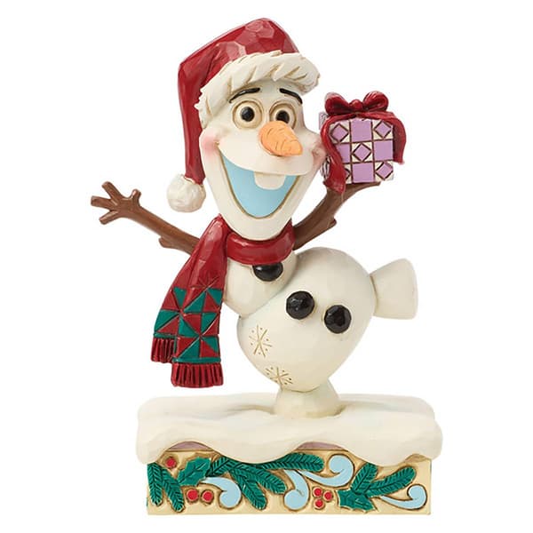 Jim Shore Disney Traditions Olaf Personality Pose Figurine - image 