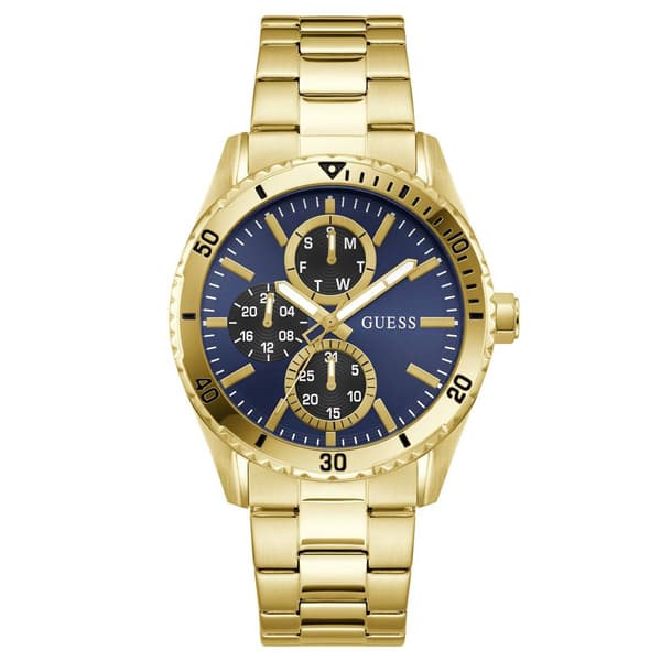 Mens Guess Blue Multi Function Dial Watch - GW1061G2 - image 