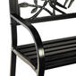 Evergreen Dragonfly Metal Garden Bench - image 4