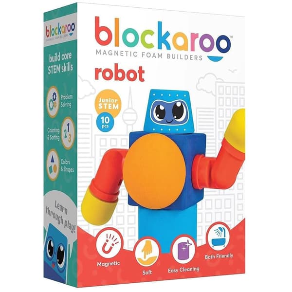 Blockaroo Magnetic Foam Building Blocks - Robot - image 