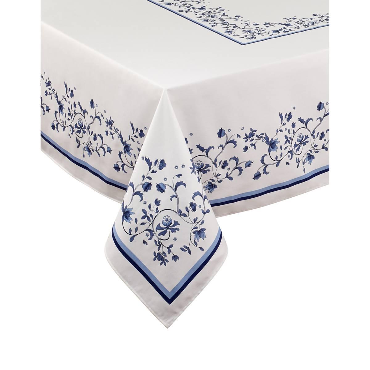Spode® Blue Portofino Blue & White Floral Tablecloth