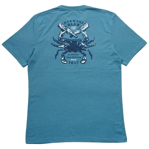 Mens Big & Tall IZOD&#174; Short Sleeve Brewski Blue Tee