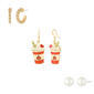 Ashley Cooper&#40;tm&#41; Pumpkin Spice Latte & Studs Trio Earrings Set - image 1