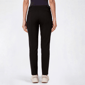 Womens DKNY Solid Button Tab Slim Trouser Pants - image 2