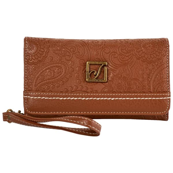 Womens Stone Mountain Rocky Mountain Large Trifold Wallet