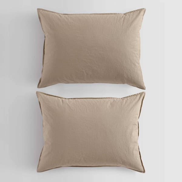 Calvin Klein Washed Percale Cotton 3pc. Duvet Cover Set