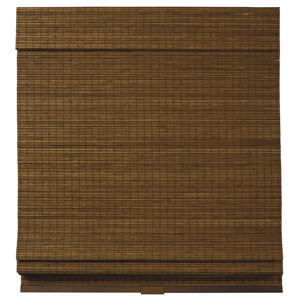 4.5in. Bamboo Roman Cordless Zig Zag Shades