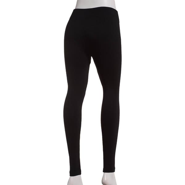 Womens Runway Ready Full Length High Rise Solid Textured Leggings