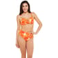 Womens Catherine Malandrino Print Bikini Swim Set-Sunset - image 2