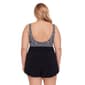 Plus Size Swimshaper Balinese Block Rebecca Swimsuit Romper - image 2