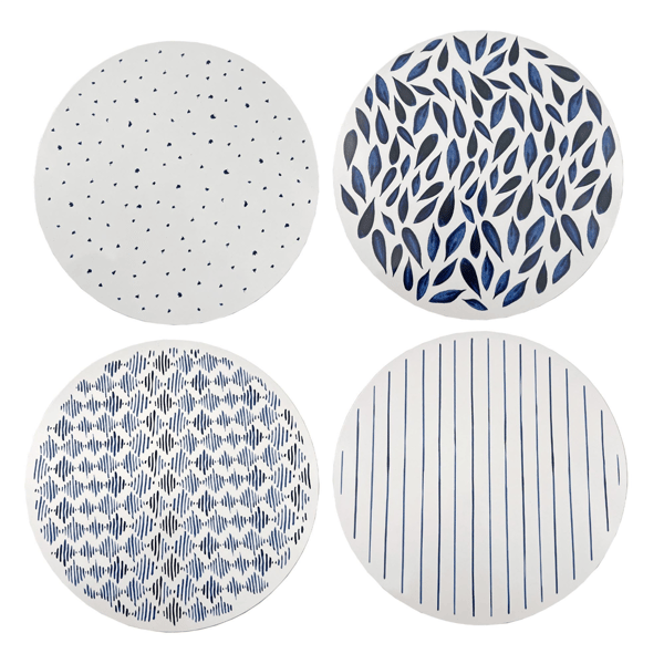 Lenox® Blue Bay Round Cork Placemats - Set of 4 - image 
