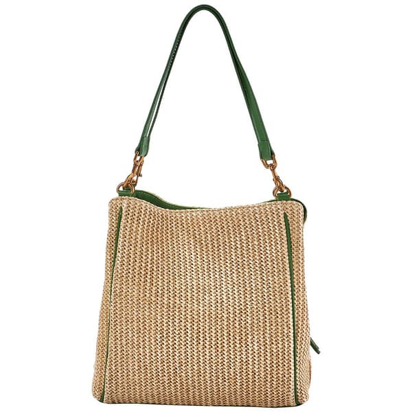 American Leather Co. Austin Wickered Triple Entry Hobo