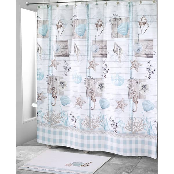 Avanti Farmhouse Shell Shower Curtain - image 