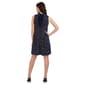 Petites Robbie Bee Sleeveless Mock Neck Dot Print ITY Dress - image 2
